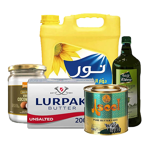 الزيوت , السمنة . الزبدة