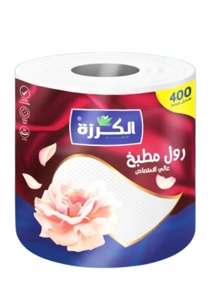 الكرزة رول مطبخ 400 منديل مزدوج