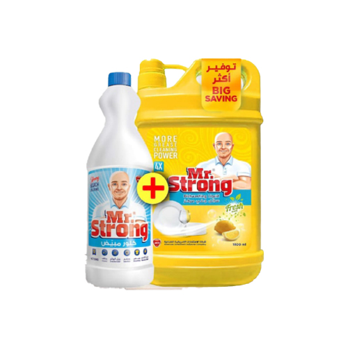 مستر سترونغ سائل جلي 1800 مل + كلور