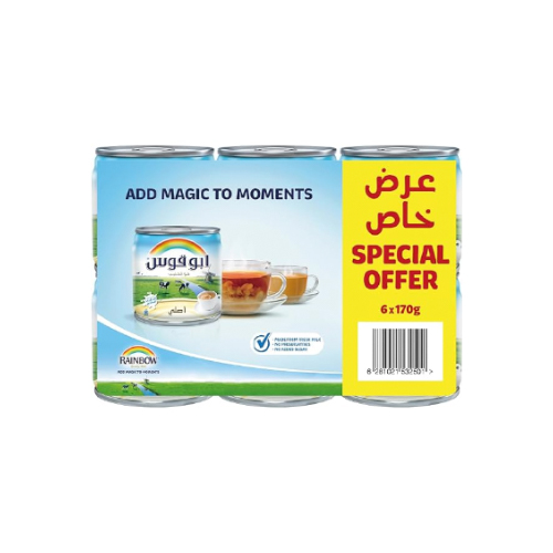 حليب ابو قوس 170 غم عدد 6