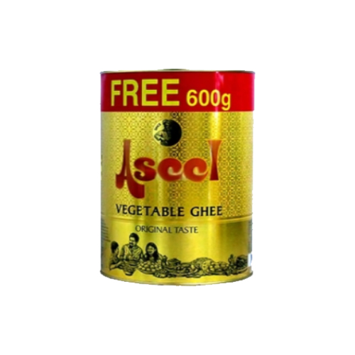 اصيل سمن نباتي 4 كيلو + 600 مل